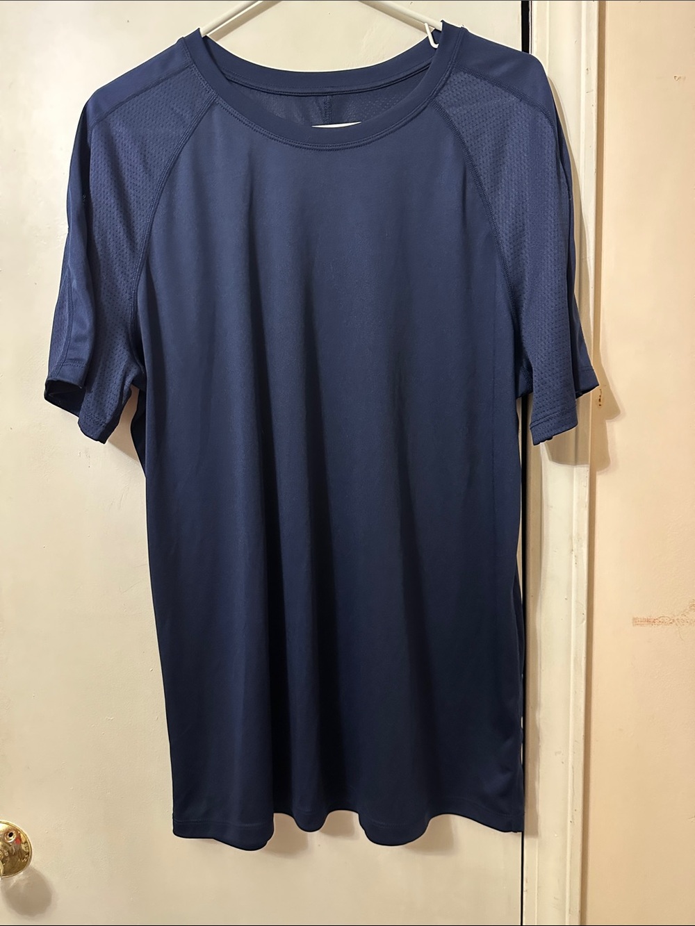 Men's Navy Active Short Sleeve Performance Tee